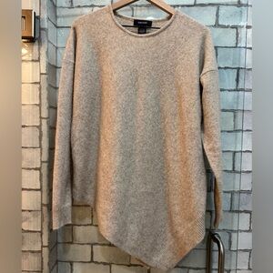 Karen Kane Beige Asymmetric Sweater Size M and color Oat